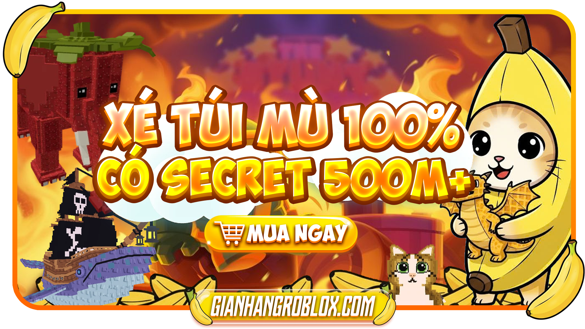 XÉ TÙI MÚ 100% SECRET 500M+