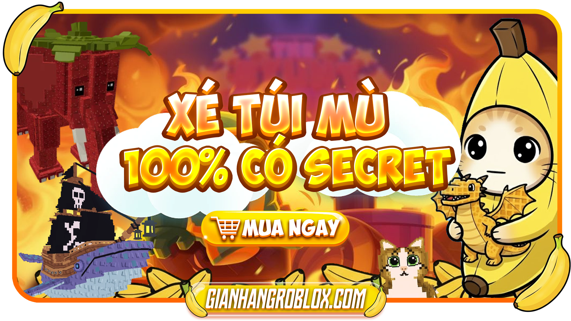 XÉ TÚI MÙ 100% SECRET