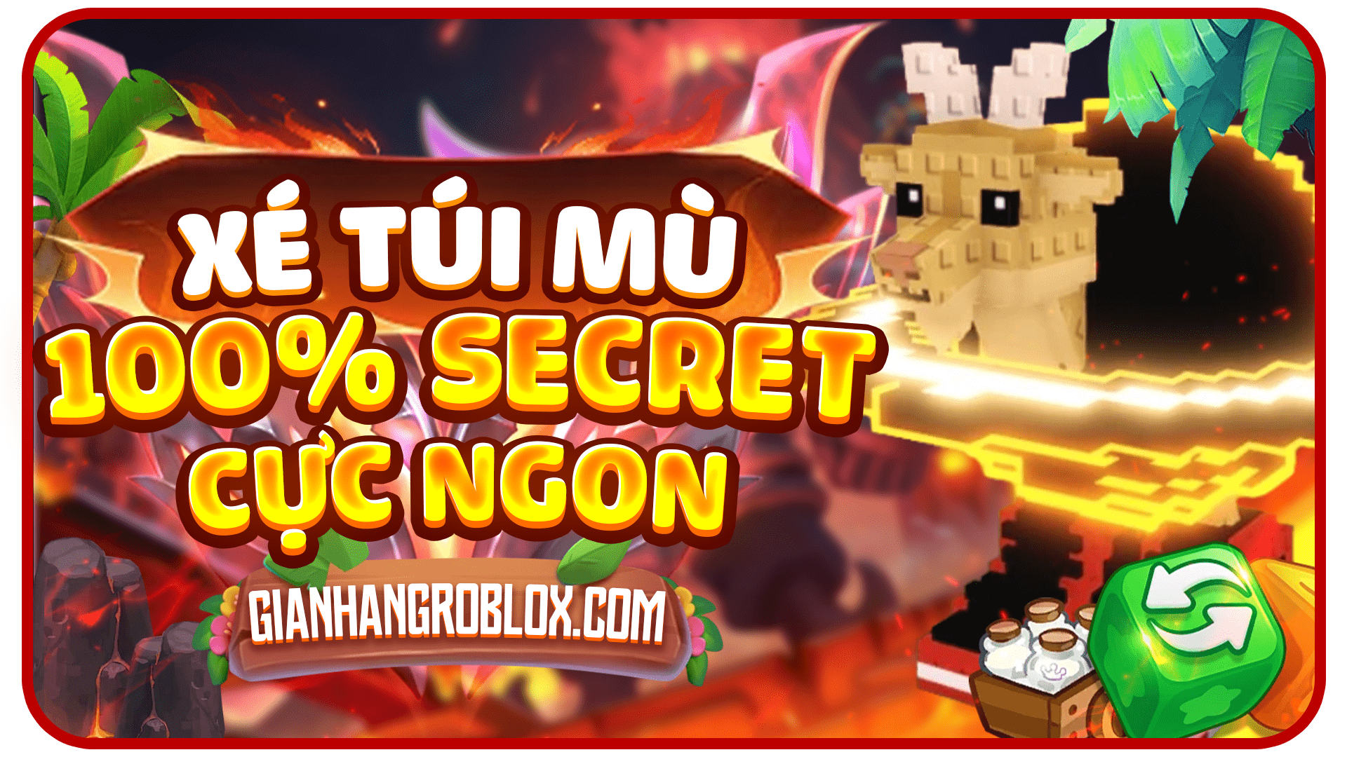 XÉ TÚI MÙ 100% SECRET