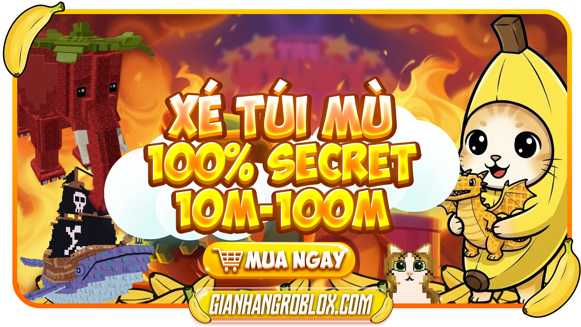 XÉ TÚI MÙ 100% SECRET 10 - 100M/S