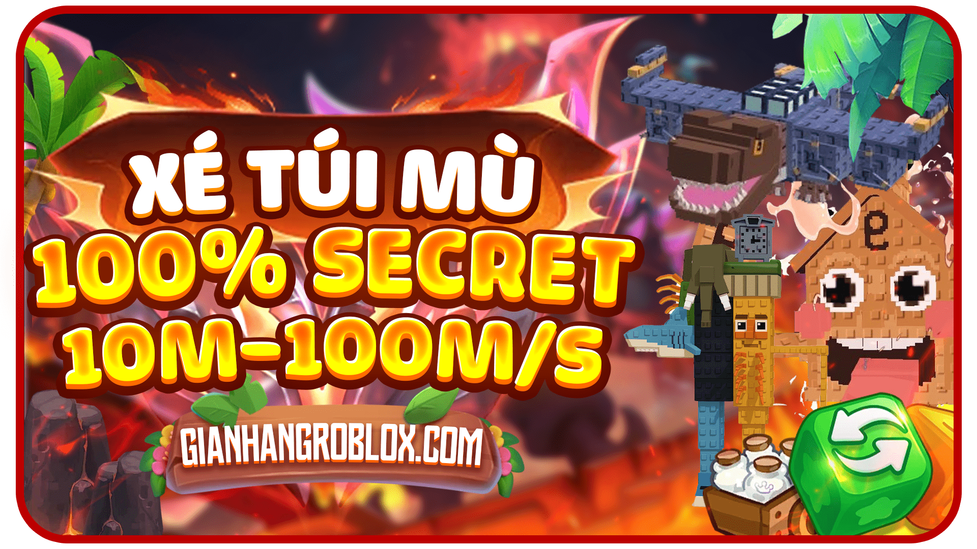 XÉ TÚI MÙ 100% SECRET 10 - 100M/S